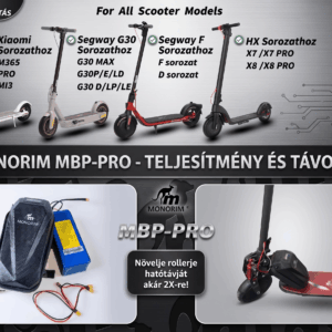 Monorim MBP-PRO akkumulátor csomag 48V 10.4Ah Xiaomi és Segway szériához
