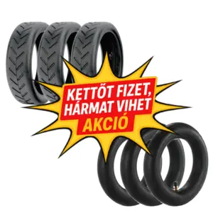 2+1 akciós – 8,5″ Xuancheng gumiszett Xiaomi M365-hez – külső, belső, átalakító